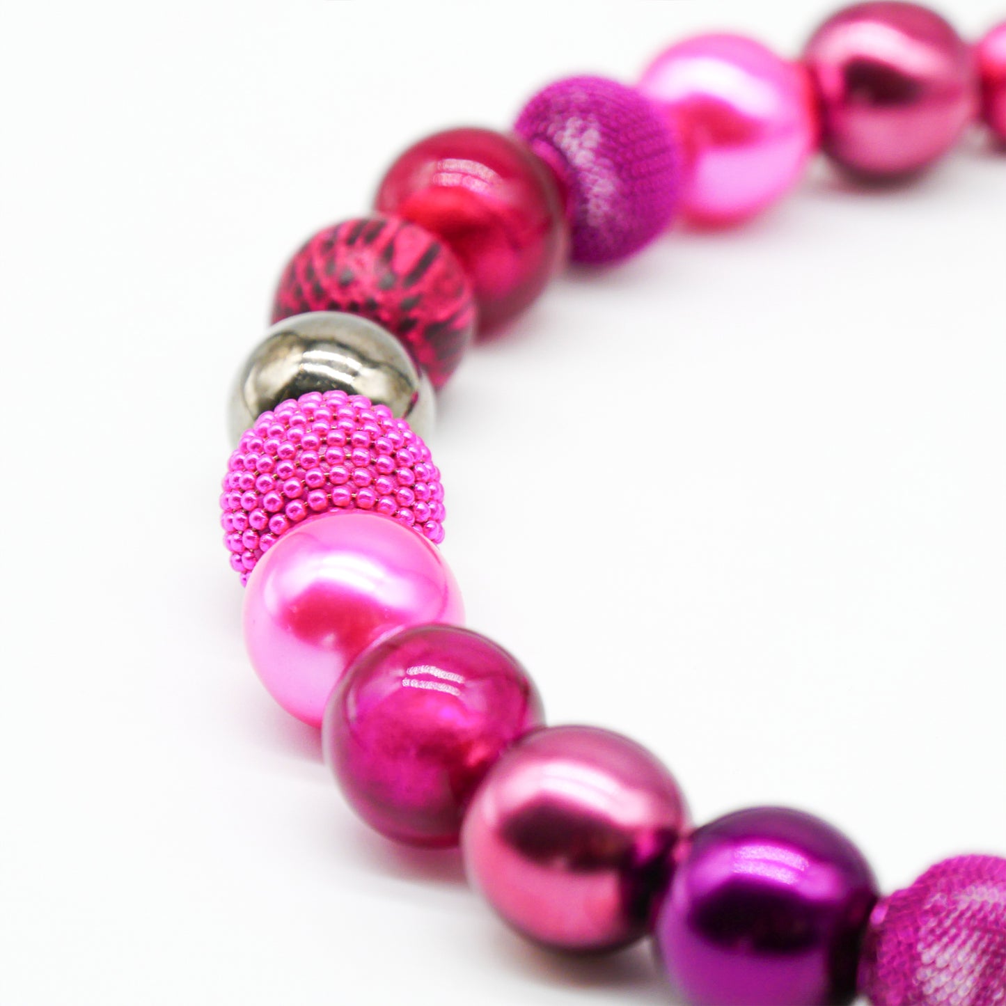 Perlenkette Raspberry