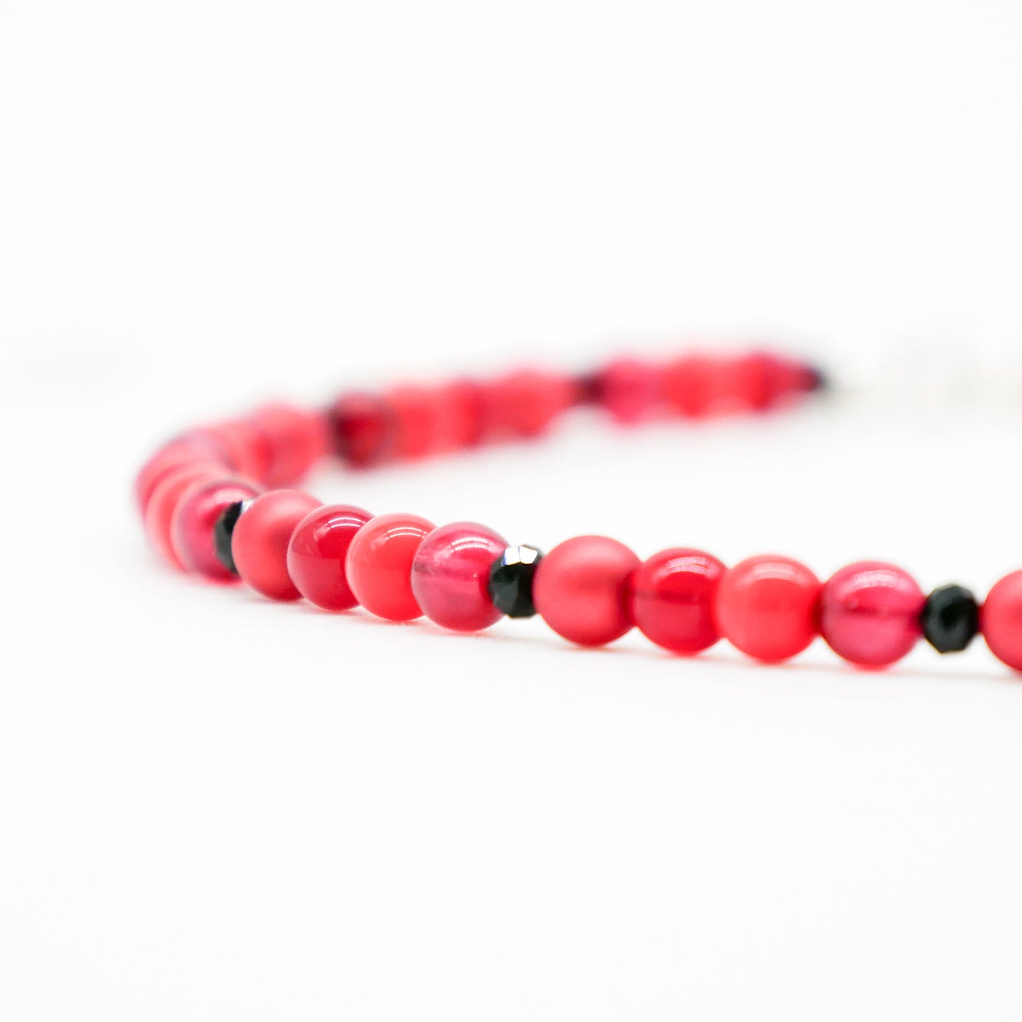 Perlenkette Red Rose