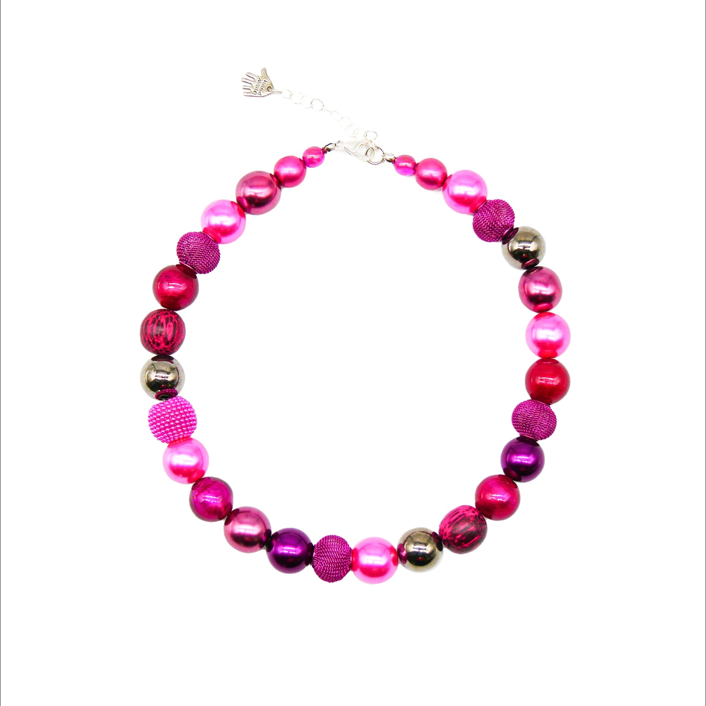 Perlenkette Raspberry