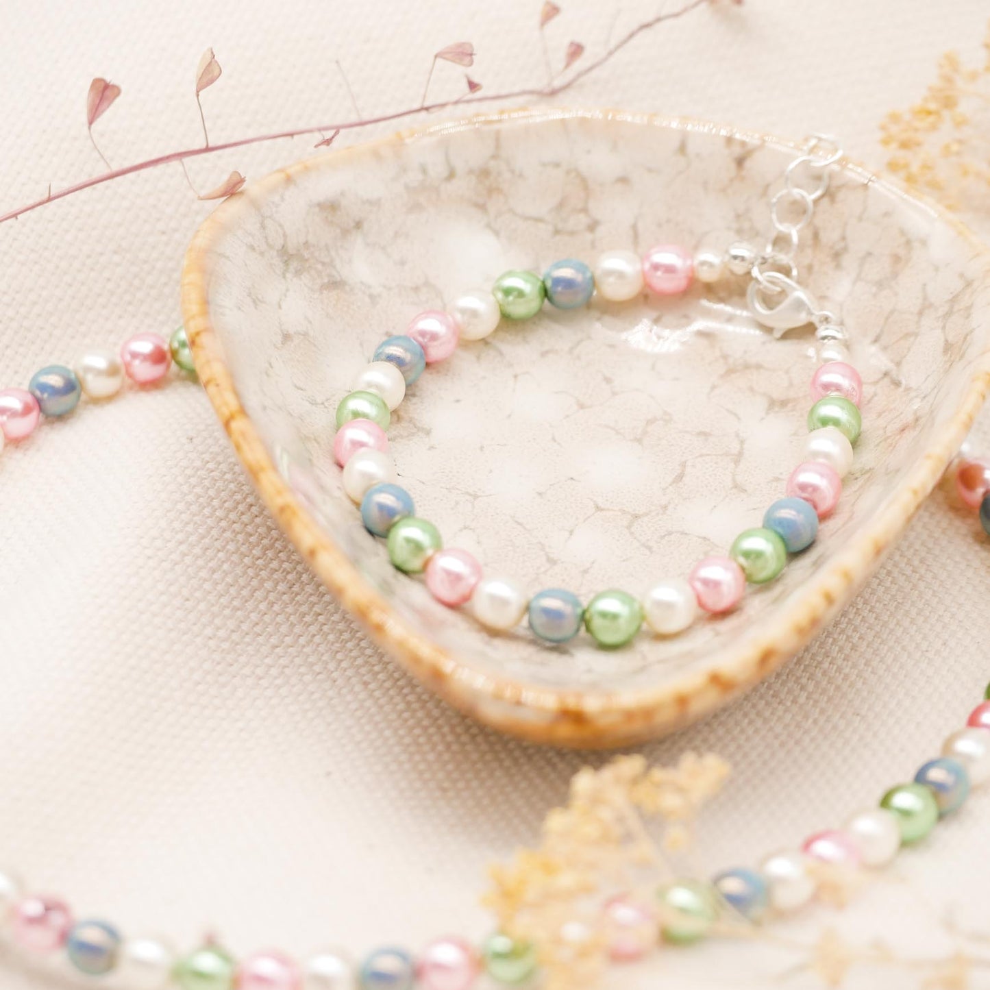 Armband Rainbow Pearls