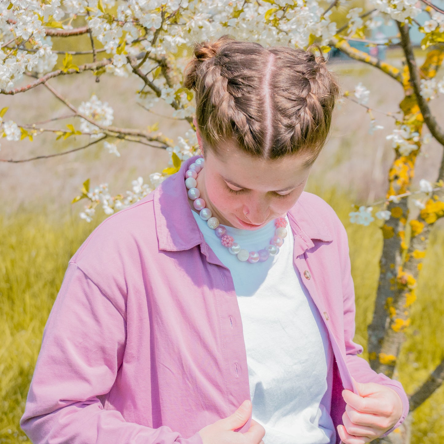 Perlenkette Soft Magnolia