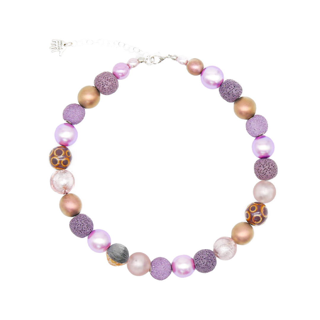 Perlenkette Soft Lilac
