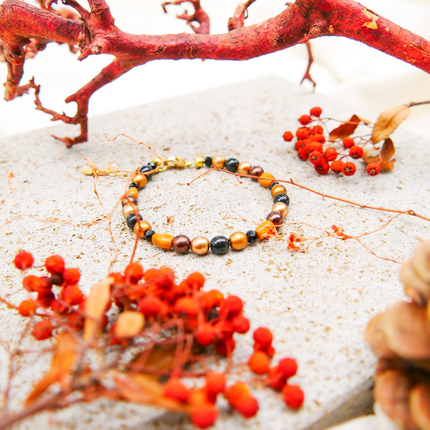 Armband Caramel Chocolate