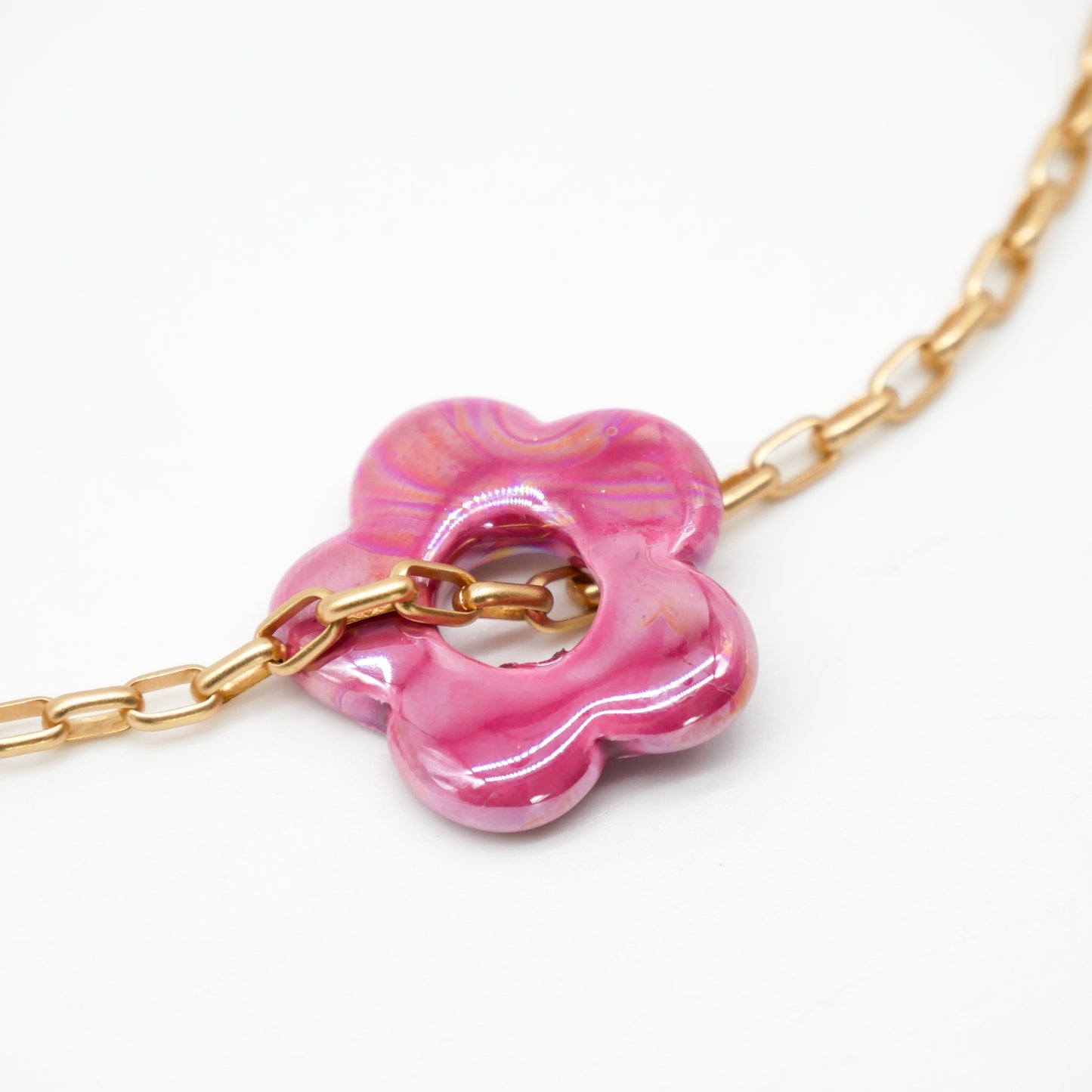 Kette Blossom Fuchsia