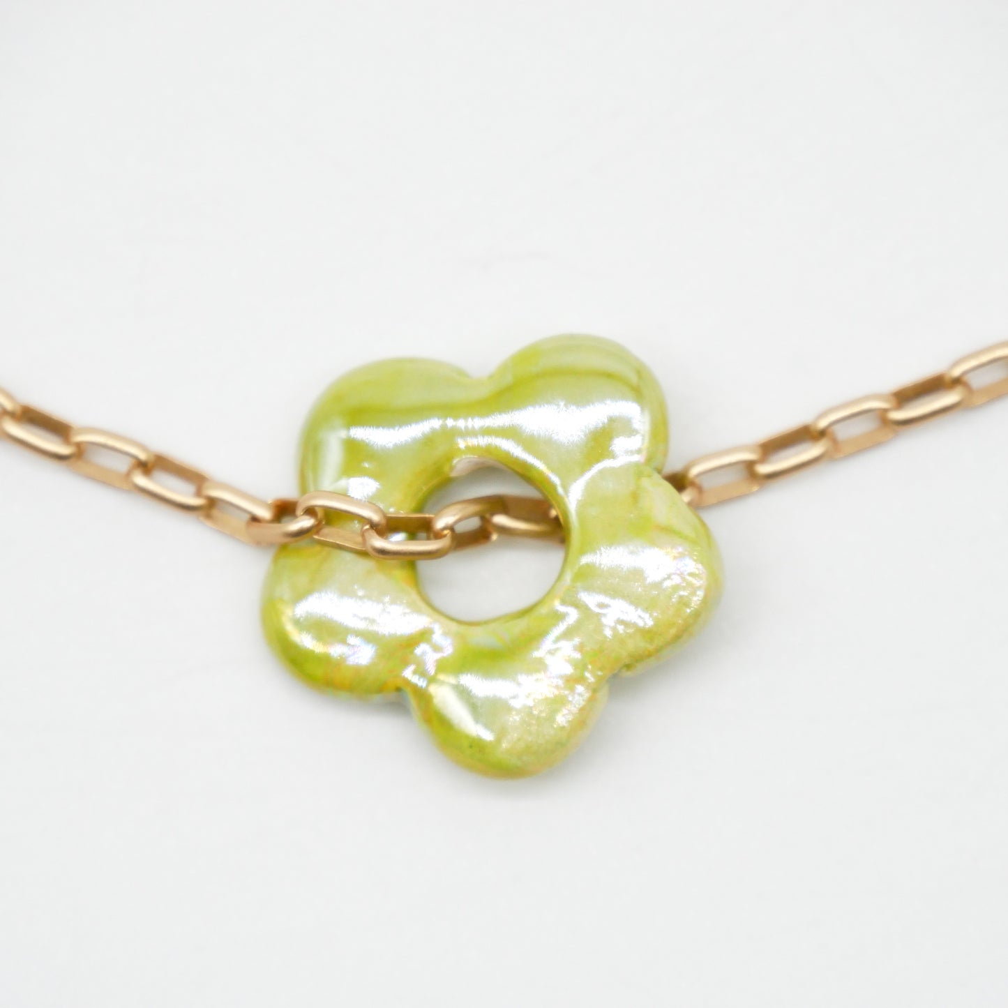 Kette Blossom Olive