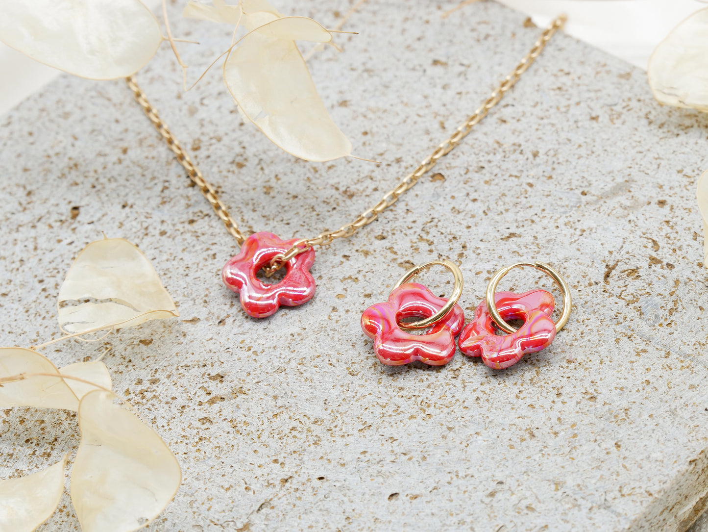 Kette Blossom Red