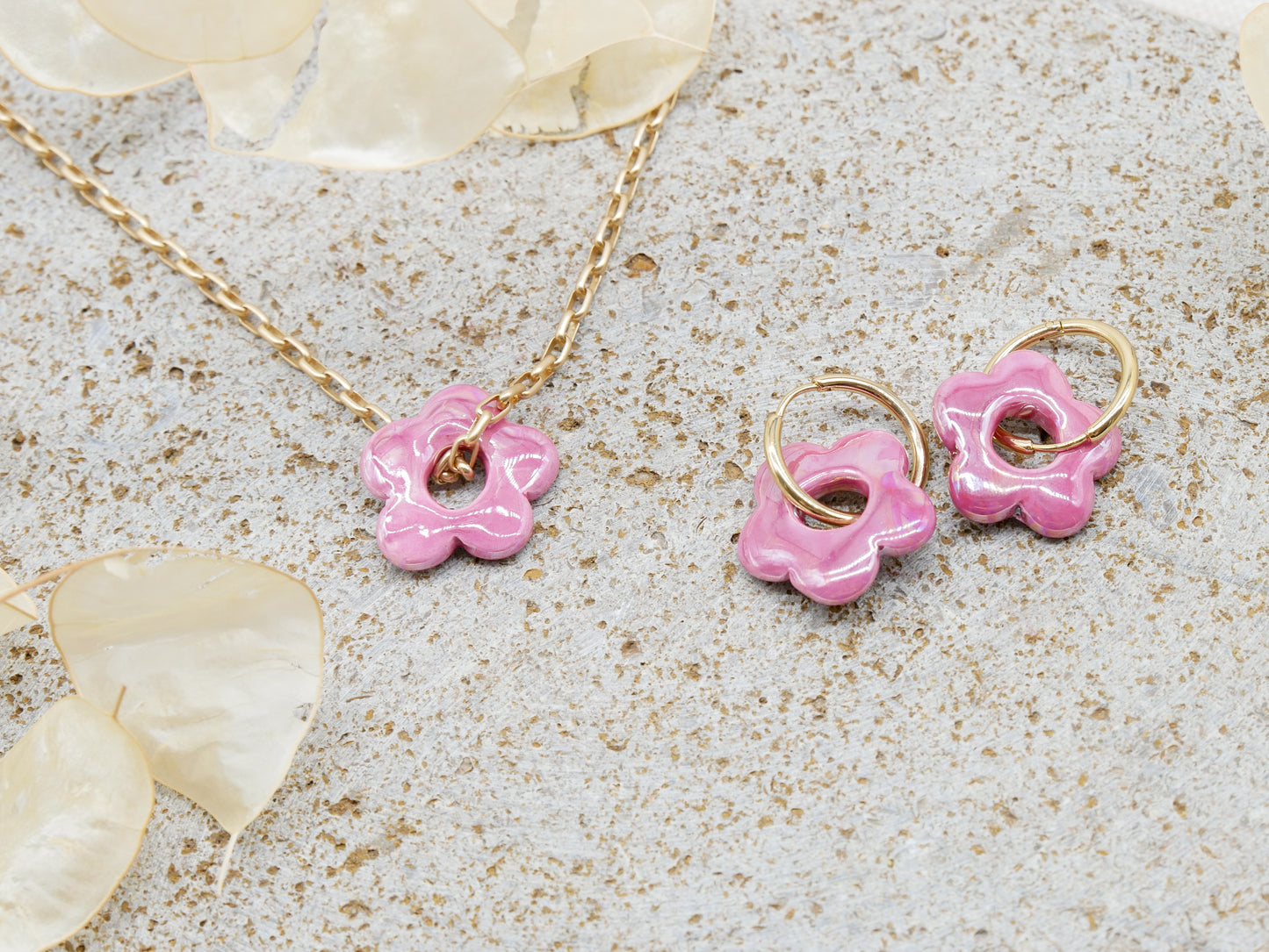 Kette Blossom Fuchsia