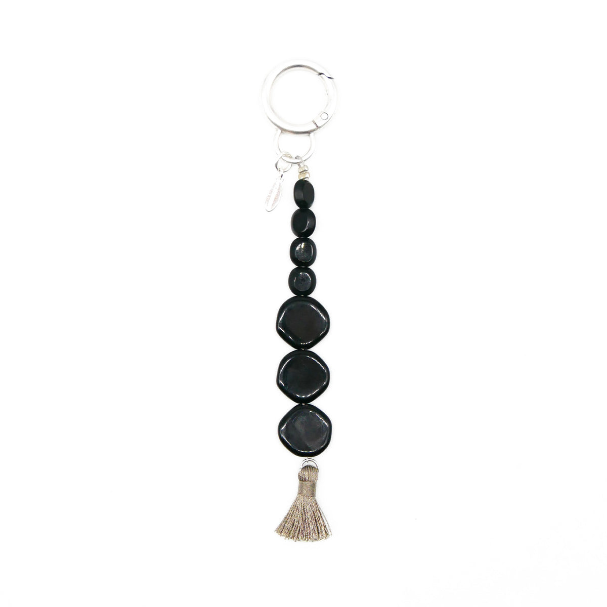 Bag Charm Obsidian