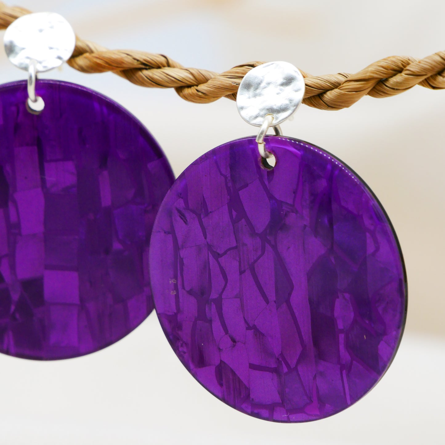 Ohrringe Purple Orbit