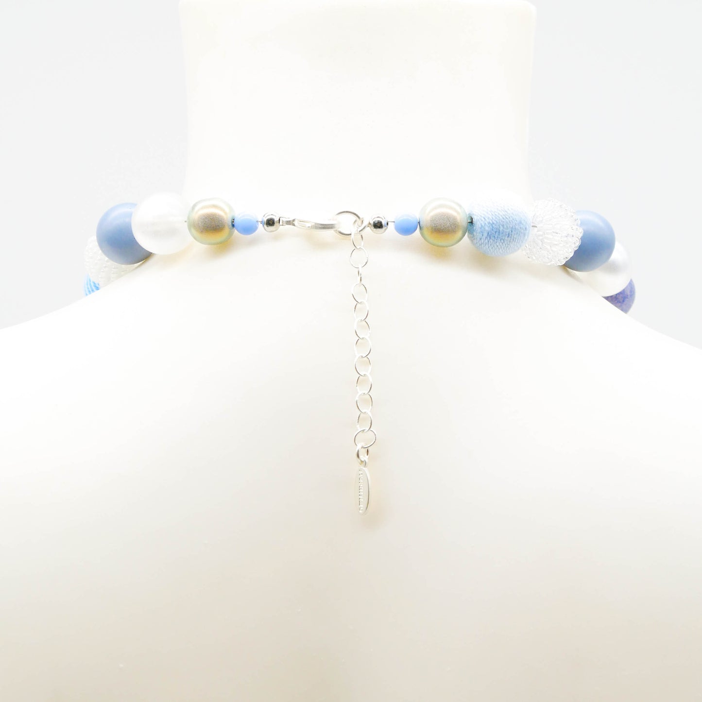 Perlenkette Skylar light blue