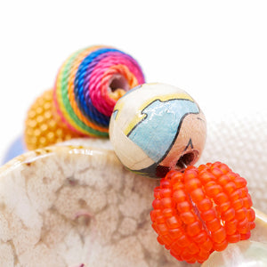 Perlenkette Multicolor