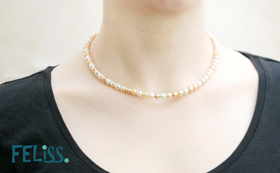 Perlenkette Peachy Pearls