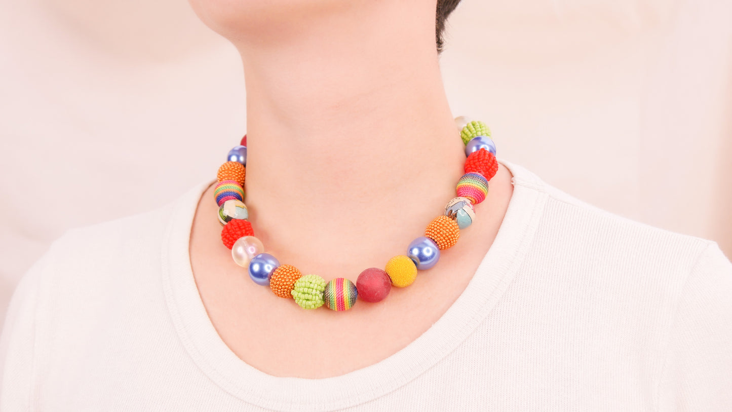 Perlenkette Multicolor