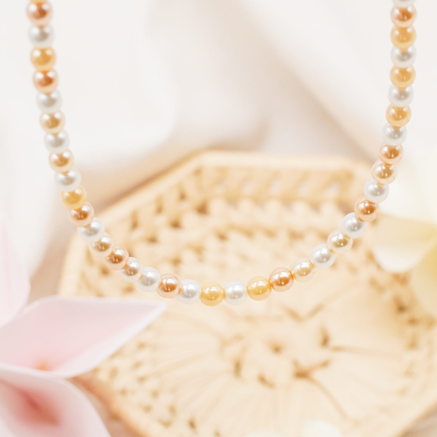 Perlenkette Peachy Pearls