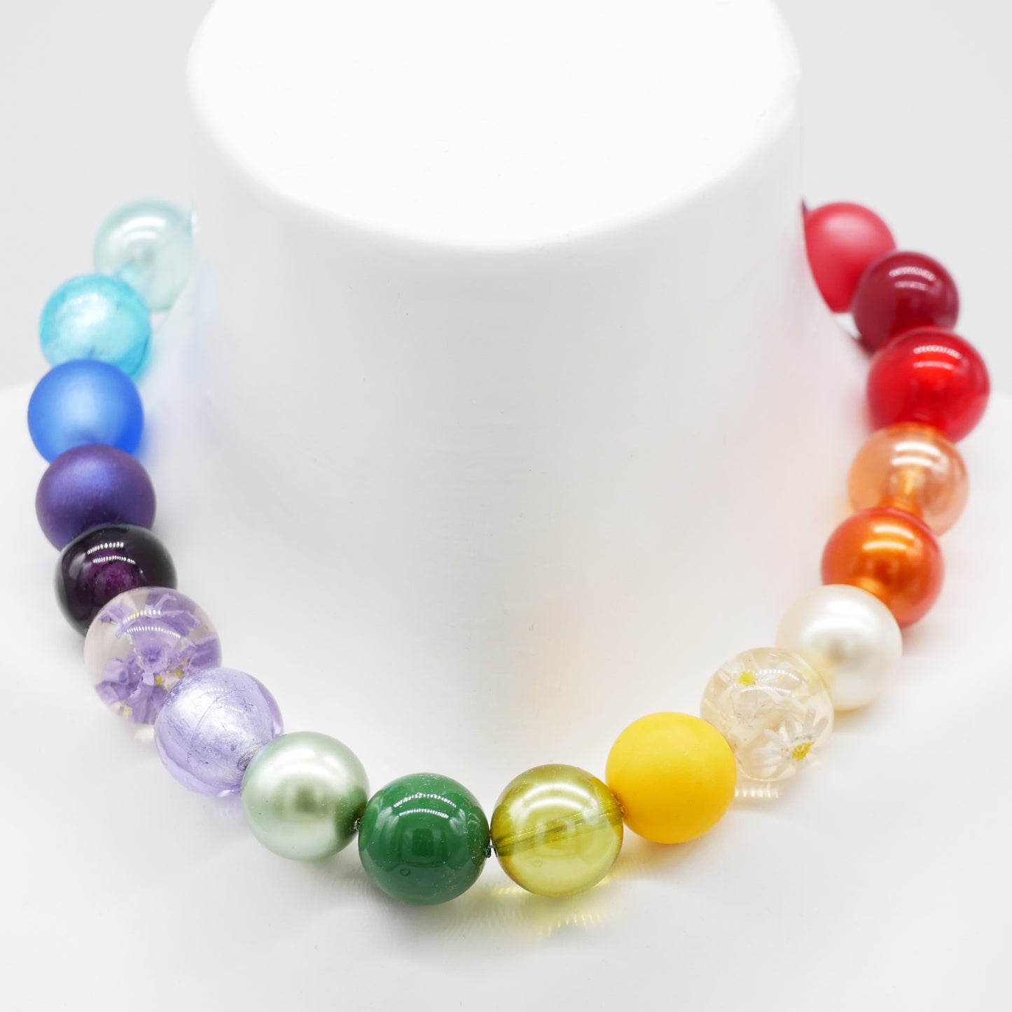 Perlenkette Flower Rainbow