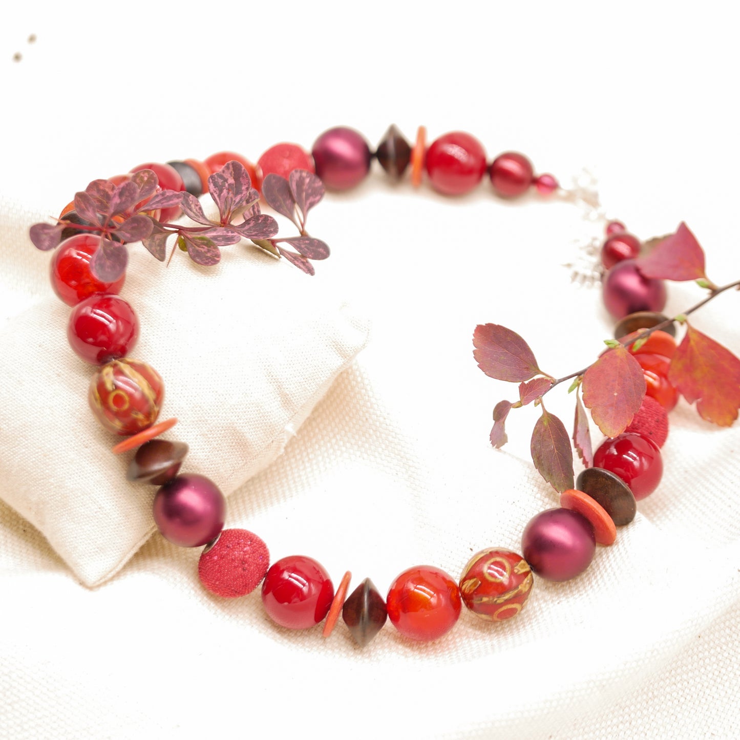 Perlenkette Cherry Kiss