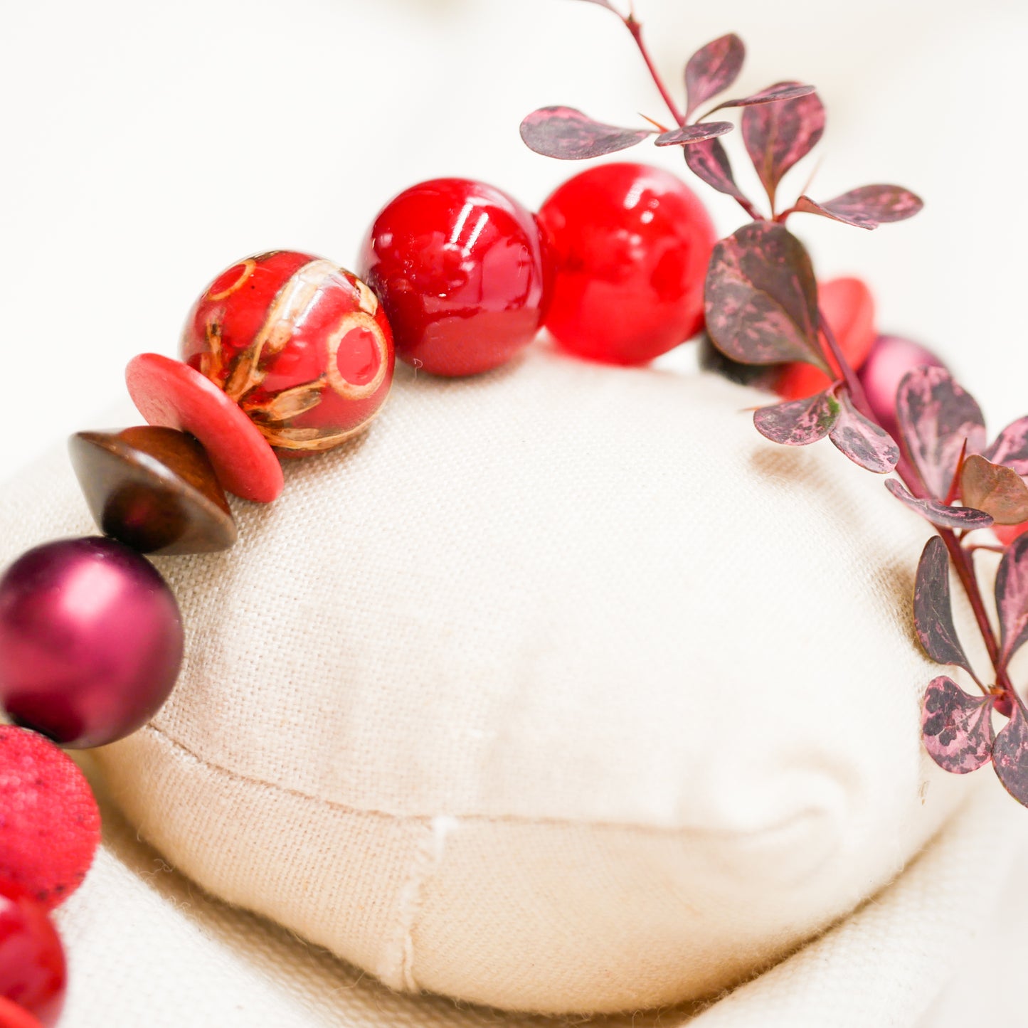 Perlenkette Cherry Kiss