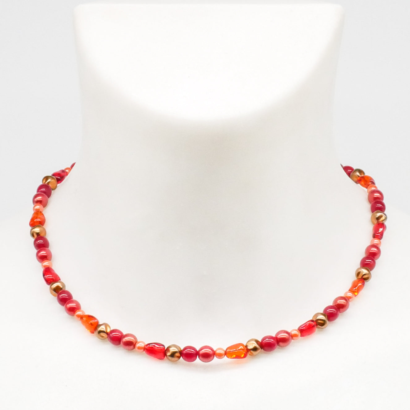 Perlenkette Red Charm