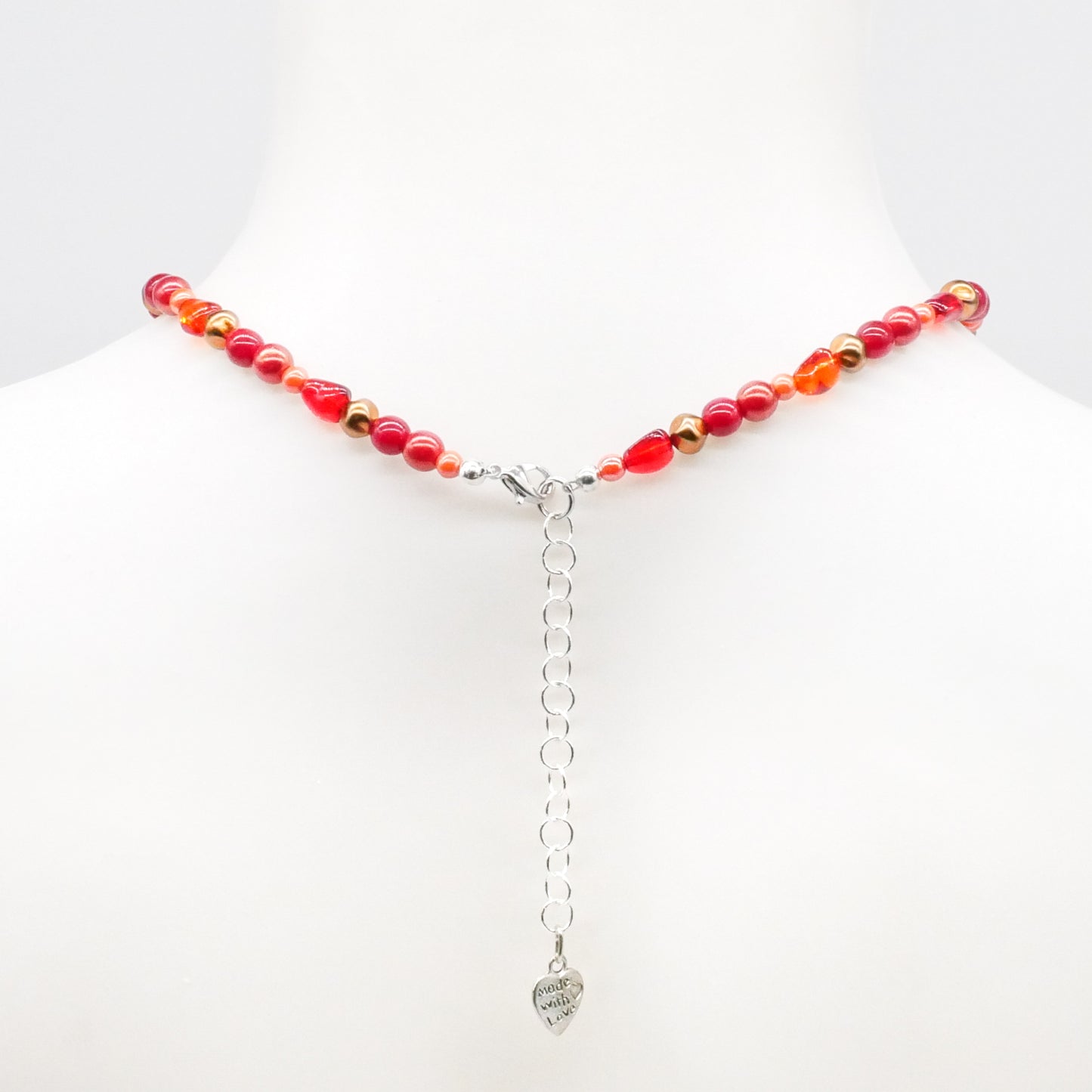 Perlenkette Red Charm