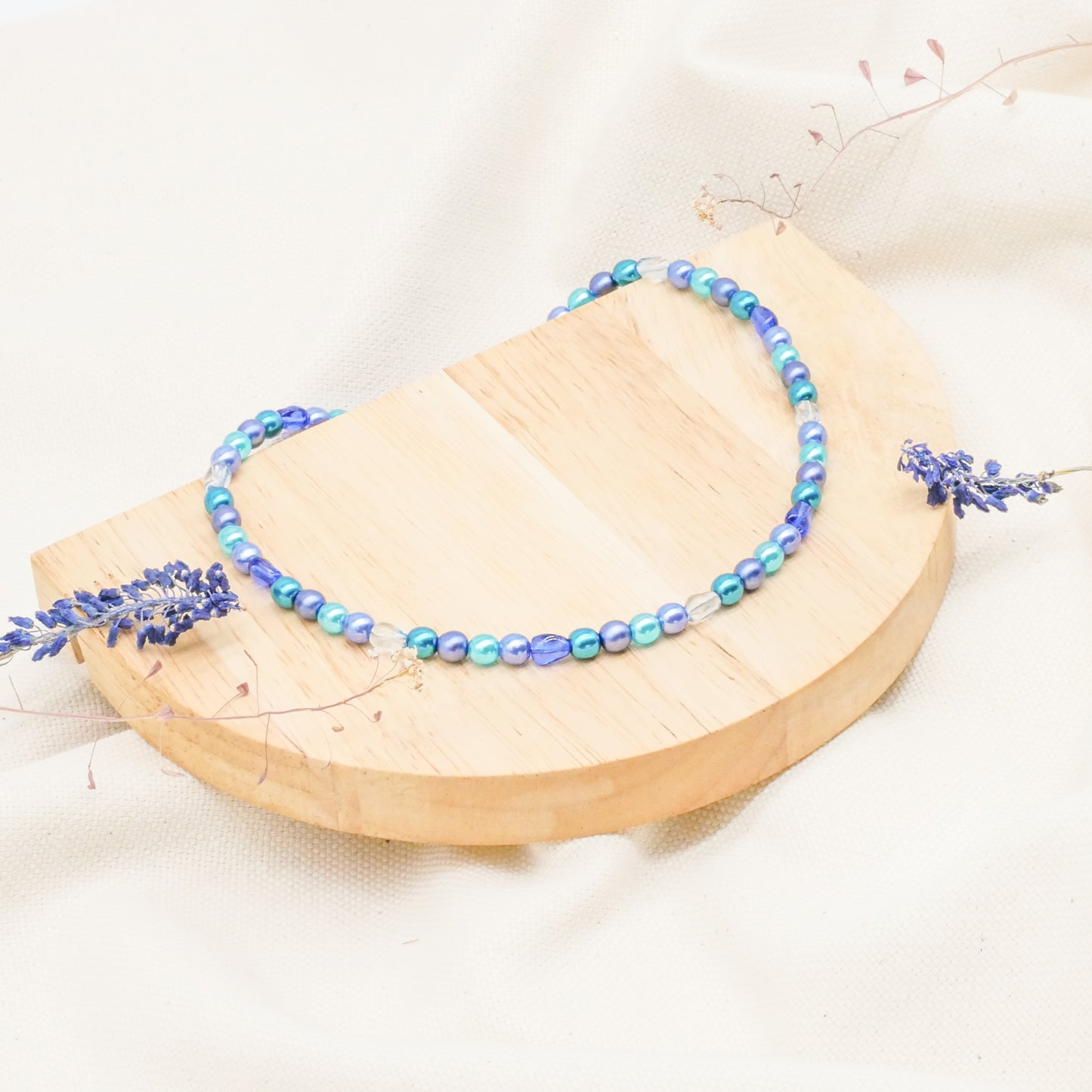 Perlenkette Blue Moon