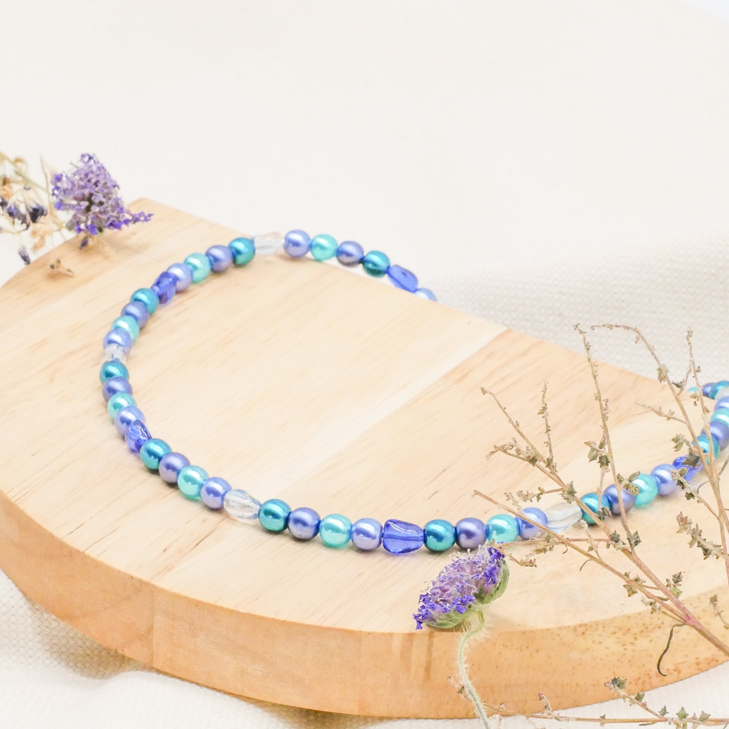 Perlenkette Blue Moon