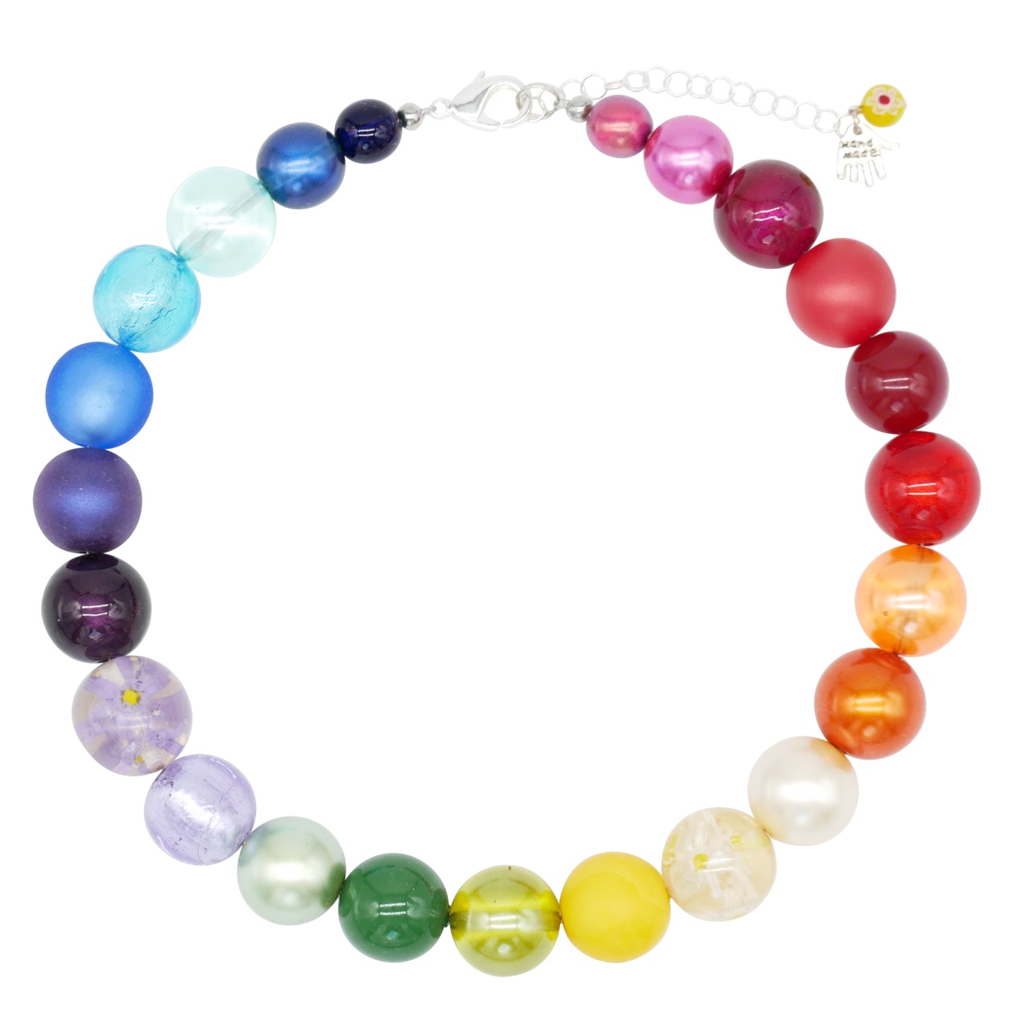 Perlenkette Flower Rainbow