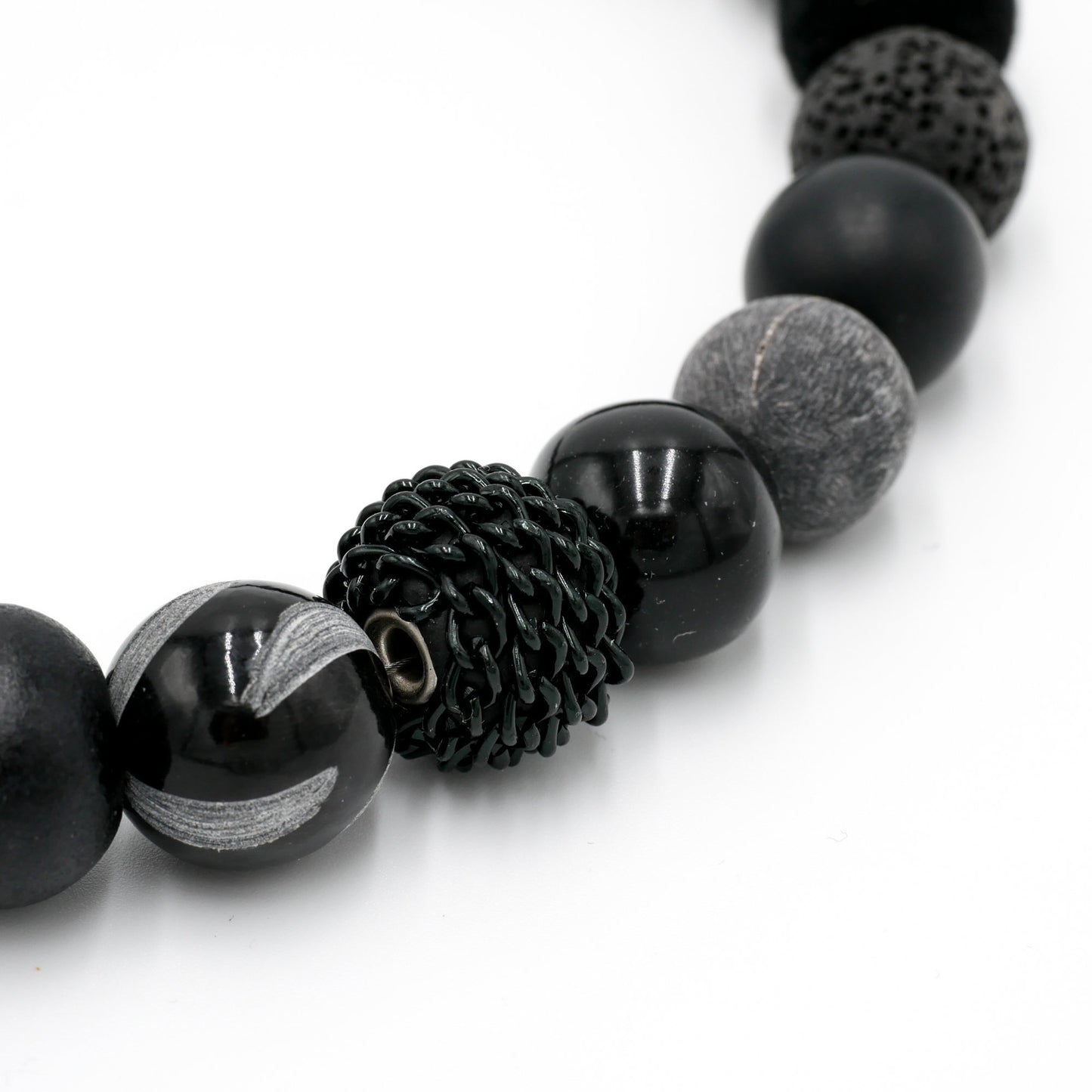 Perlenkette Black Beauty