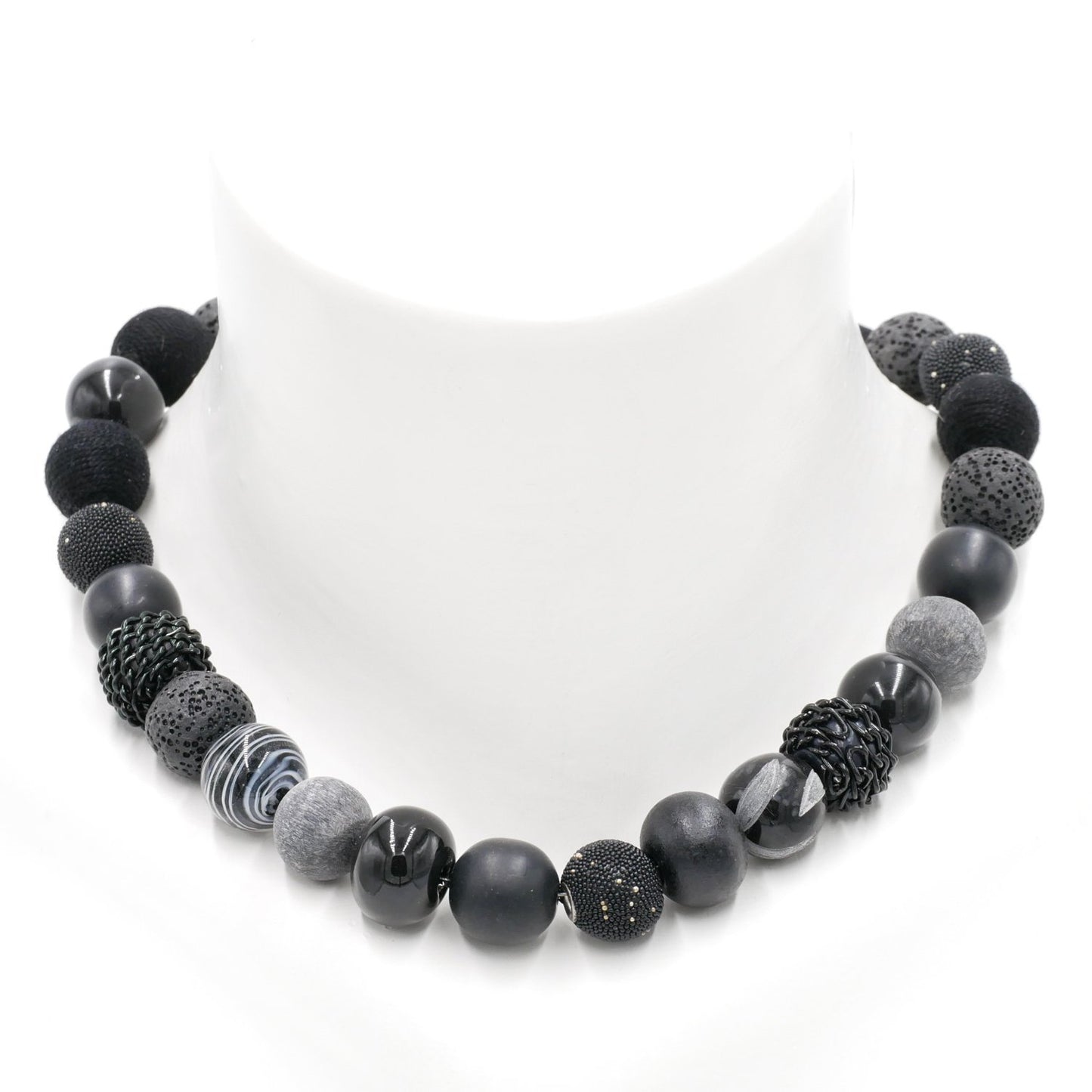 Perlenkette Black Beauty