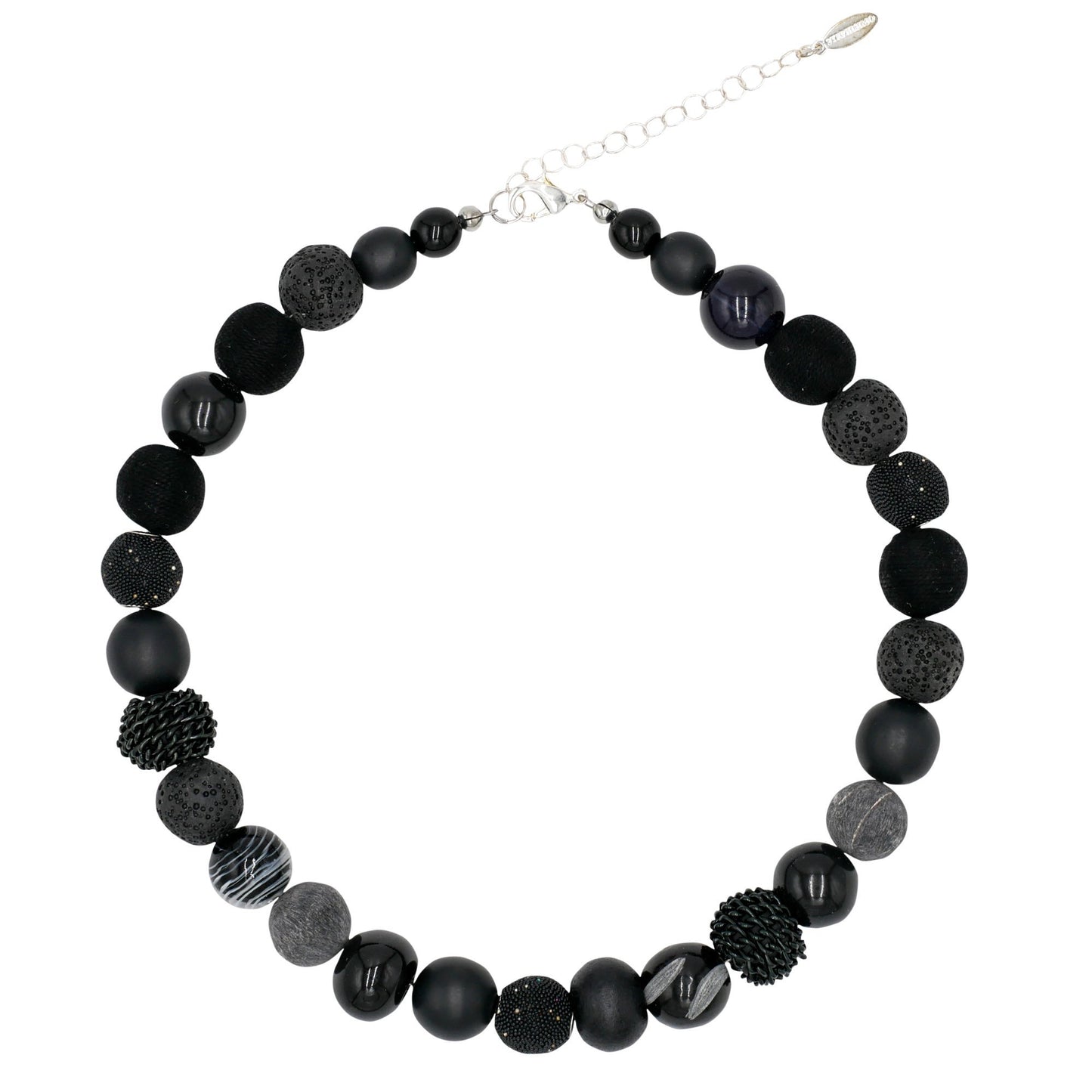 Perlenkette Black Beauty