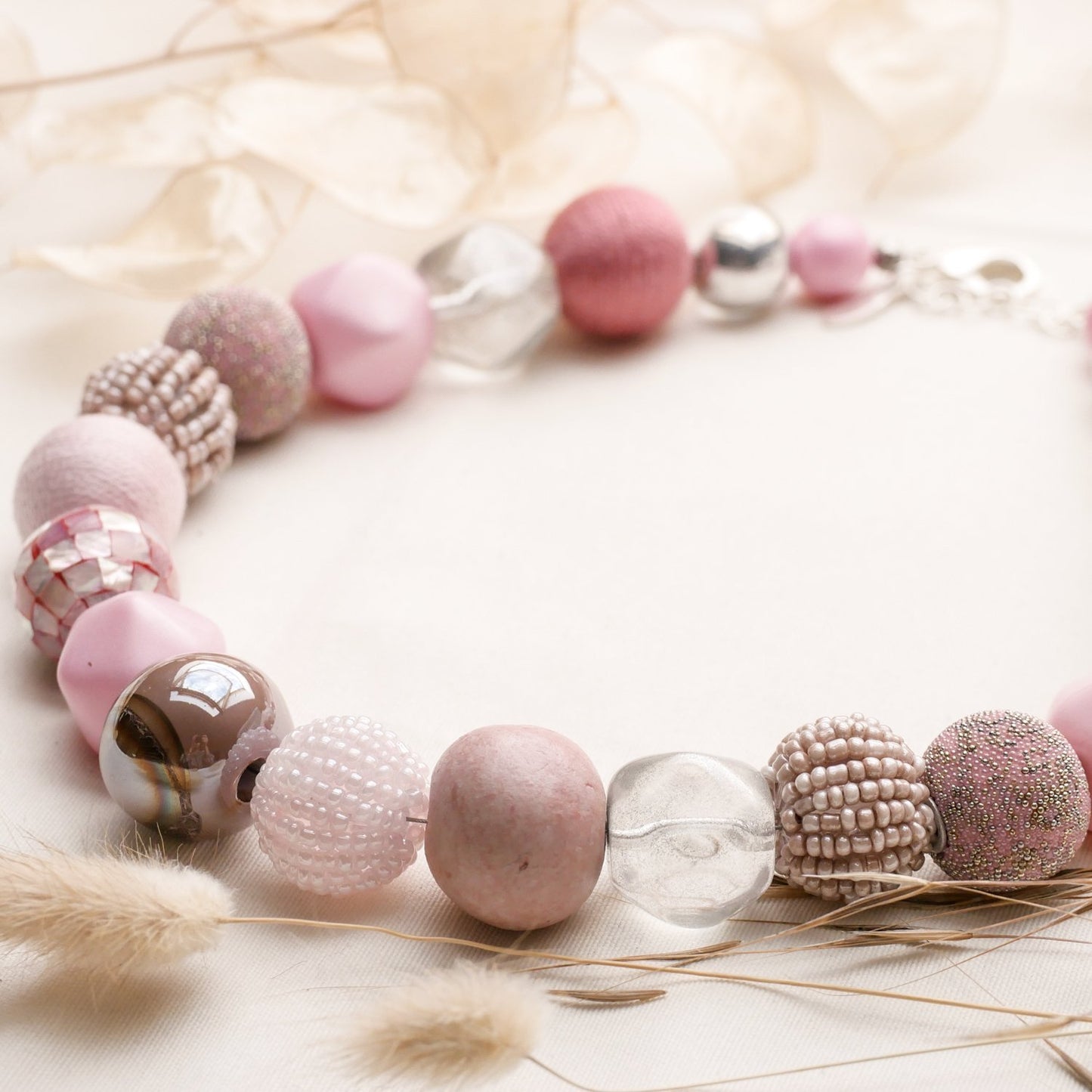 Perlenkette Blossom Rose