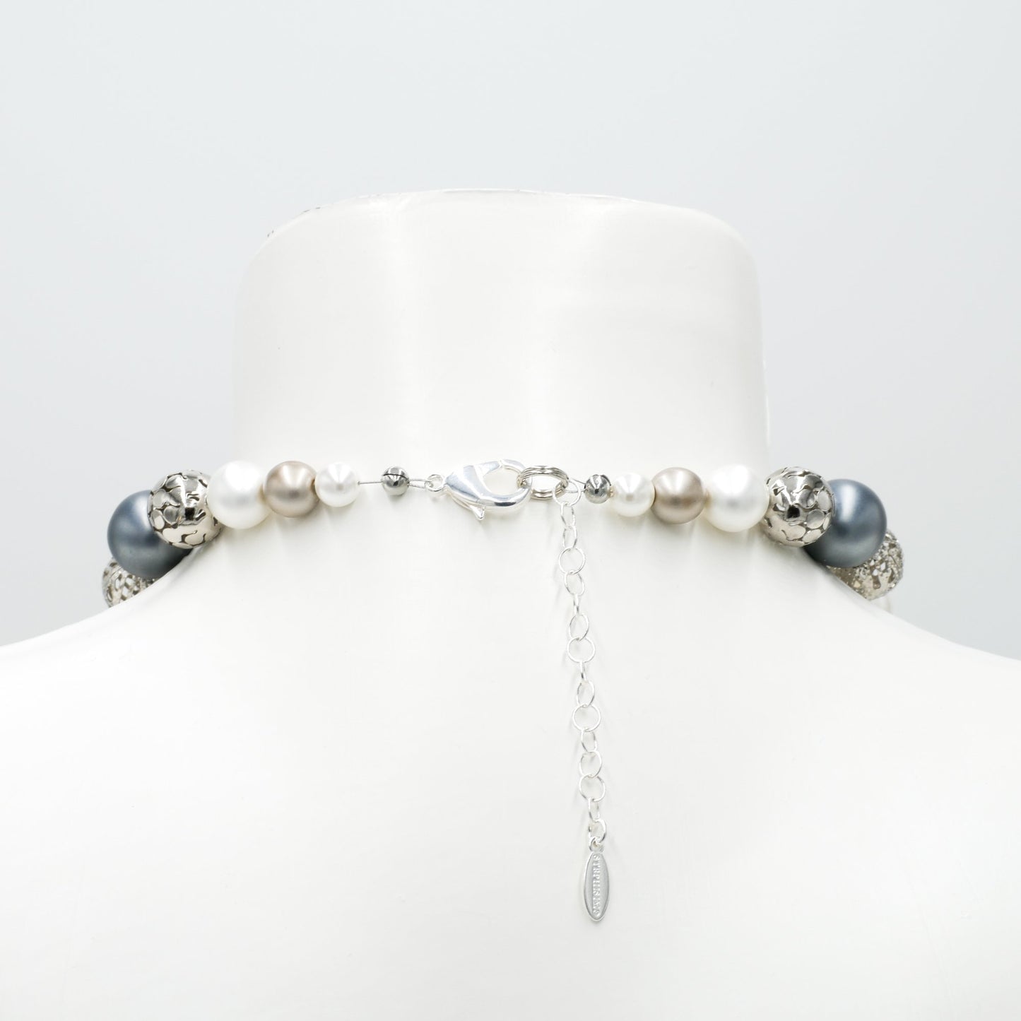 Perlenkette Classic Silver