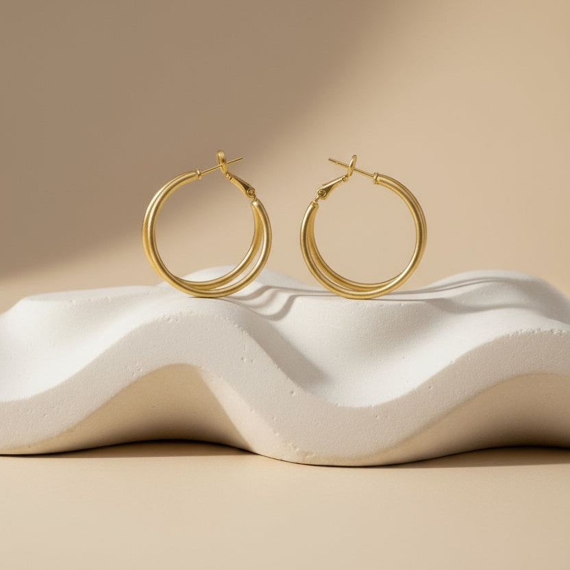 Ohrringe Celestial Lines Gold