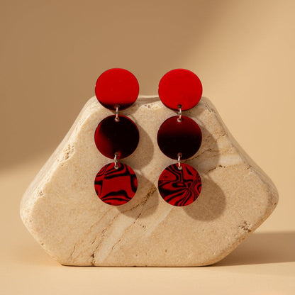 Ohrringe Red Rhythm