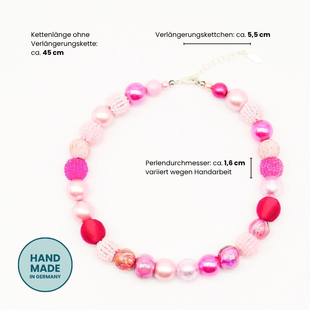 Perlenkette Passionfruit Pink