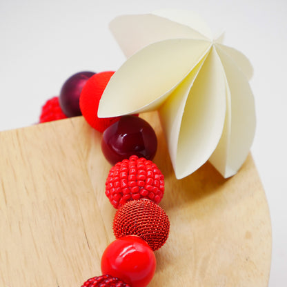 Perlenkette Red Secrets