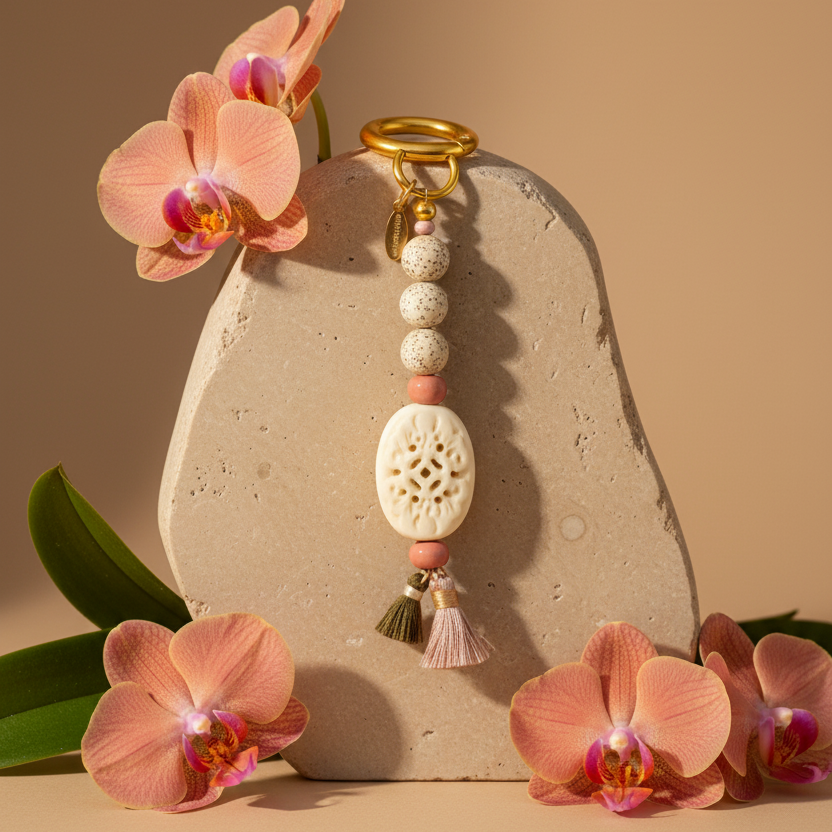 Bag Charm Ivory