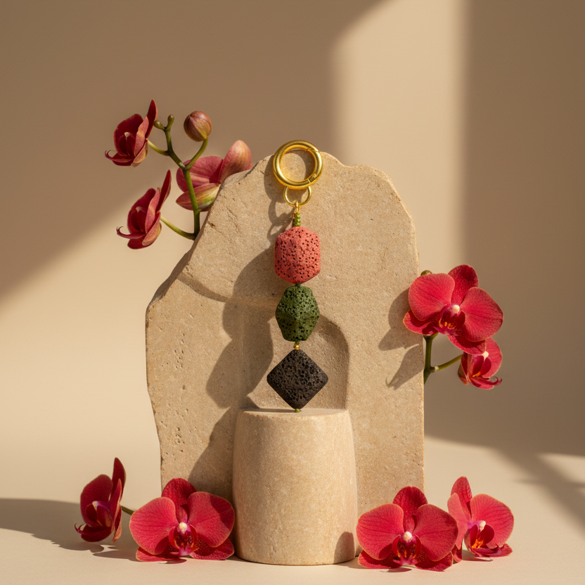 Bag Charm Volcano