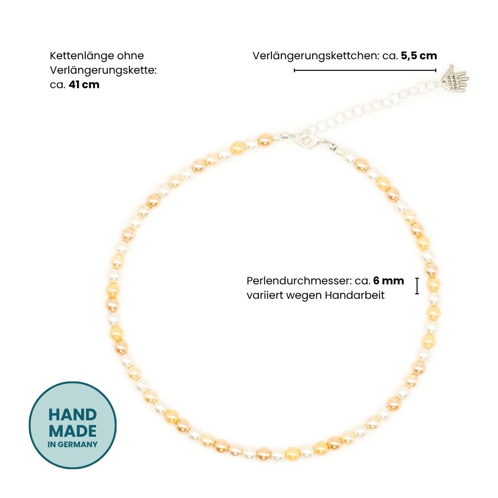 Perlenkette Peachy Pearls