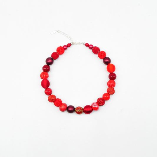 Perlenkette Red Secrets
