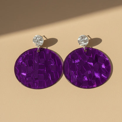 Ohrringe Purple Orbit