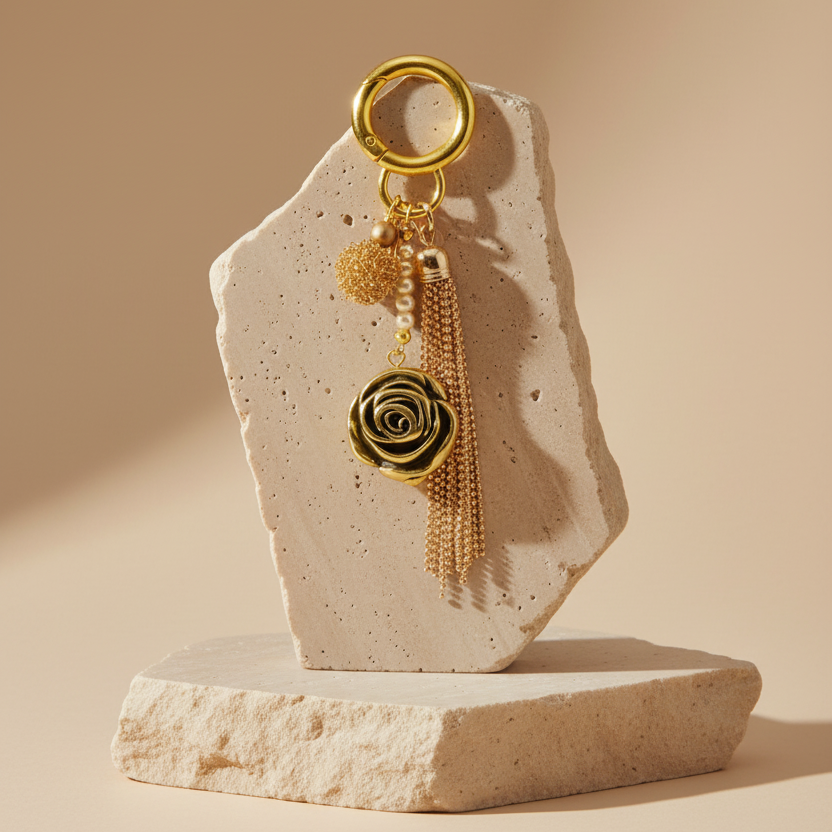 Bag Charm Flora