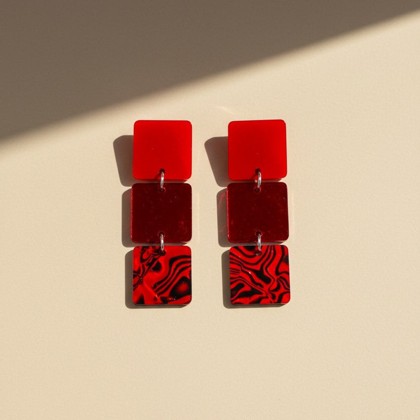 Ohrringe Red Essence