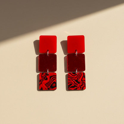 Ohrringe Red Essence