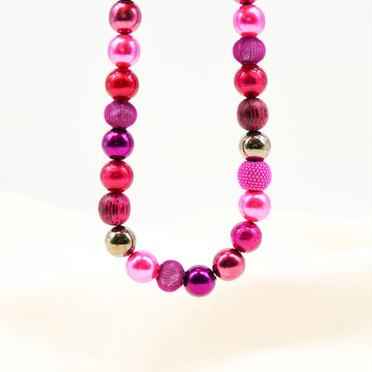 Perlenkette Raspberry