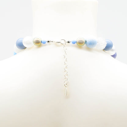Perlenkette Skylar Light Blue