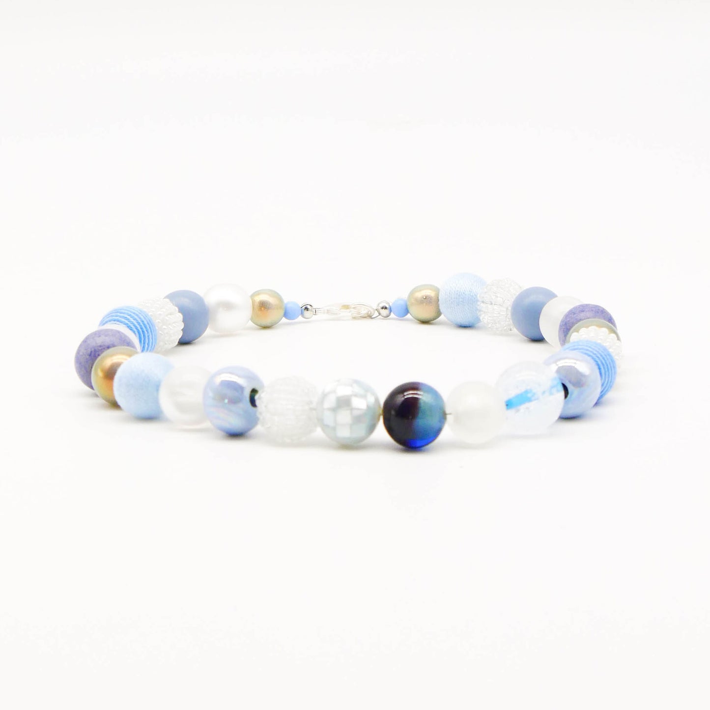 Perlenkette Skylar Light Blue