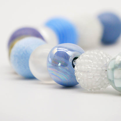 Perlenkette Skylar Light Blue