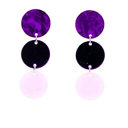 Ohrringe Purple Rhythm