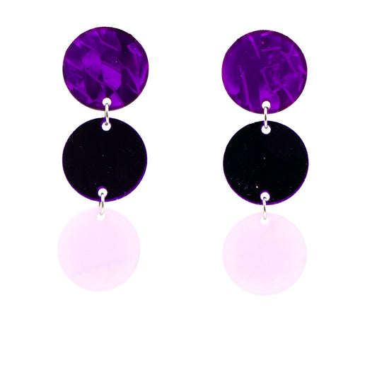 Ohrringe Purple Rhythm