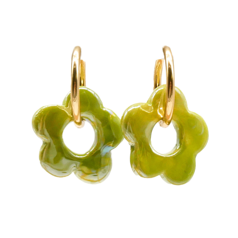 Ohrringe Blossom Olive